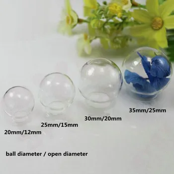 

20pcs/pack Diameter = 35mm Glass Globe Dome Decorative Big Pack