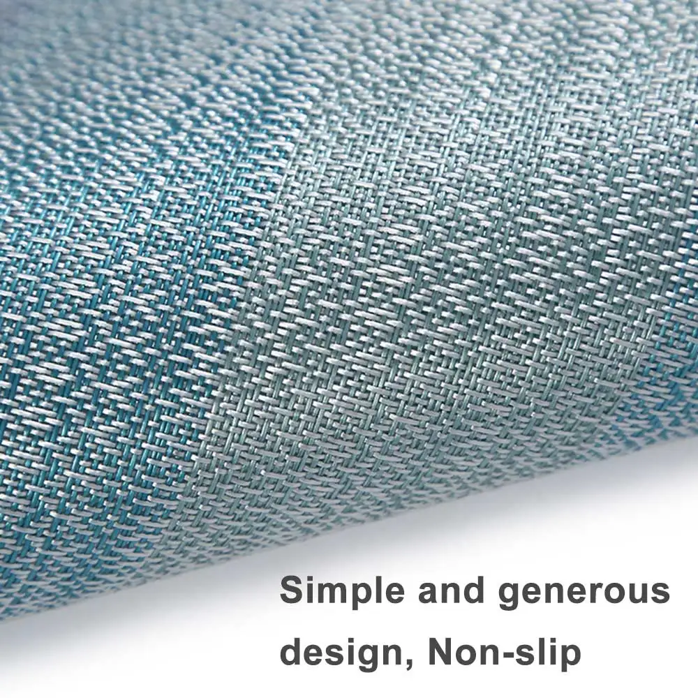 6pcs/set Non-Slip Washable Placemats Table Mats for Dining Coffee Tea Heat Resistant Kitchen Cup Ma