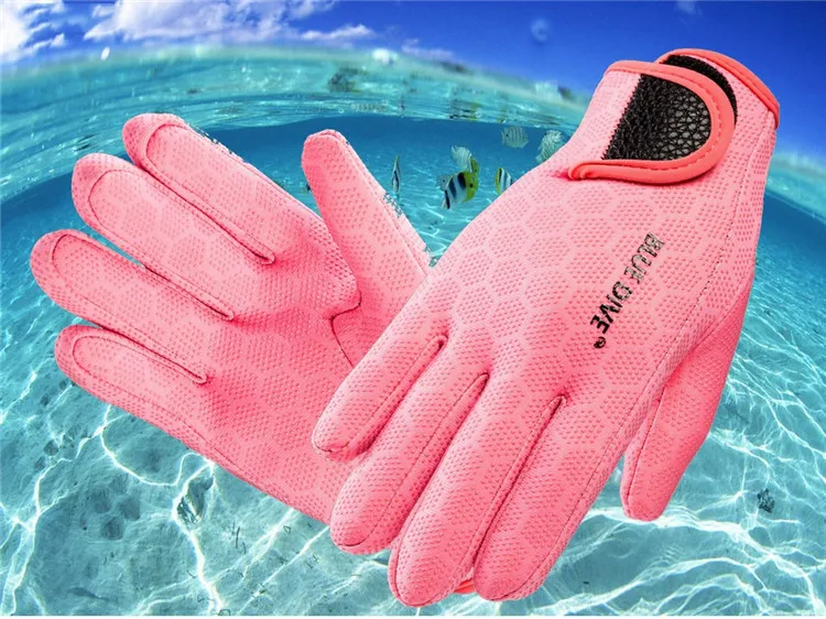 Для женщин Для мужчин Дайвинг перчатки Anti Scratch Утепленная одежда гидрокостюм зима подводной охоты подводное плавание перчатки Дайвинг