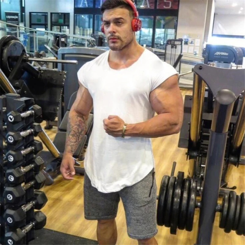 

New Brand Silod Clothing Gyms Tight tank top mens fitness Stringer Sleeveless Shirt Gyms shirt men fitness Summer tops