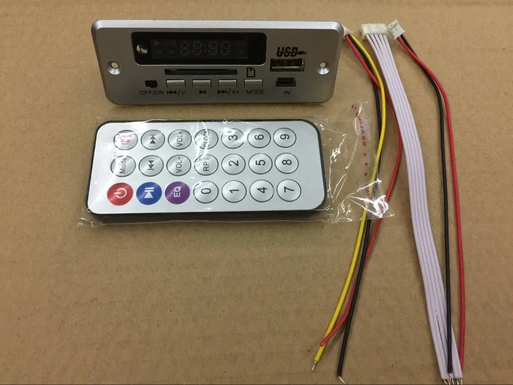 

5V-12V universal MP3 decoder board FM radio show MP3 decoder