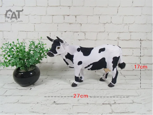 middle new simulation cow toy creative handicraft model gift about 27x17cm | Игрушки и хобби