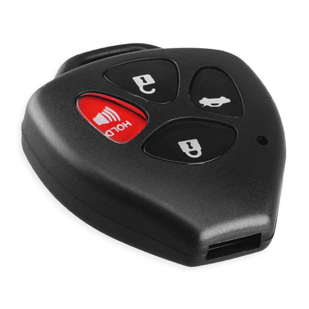 4 Buttons KEYYOU 10X2/3/4 кнопки дистанционного ключа автомобиля в виде ракушки Пластик брелок для Toyota Camry Corolla Avalon Venza 2007 2008 2009 2010 2011 2012 - Количество кнопок: 4 Buttons