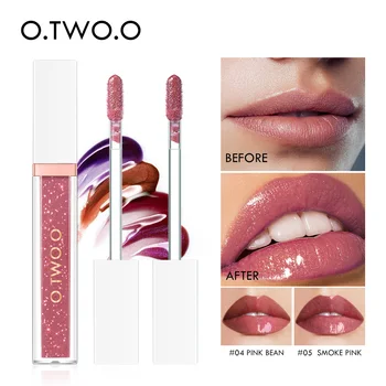

O.TWO.O 7 Colors Mirror Glass Lip Gloss Moisturizing Light Gel No Sticky Shimmer Lipstick Liquid Makeup Lips Cosmetics