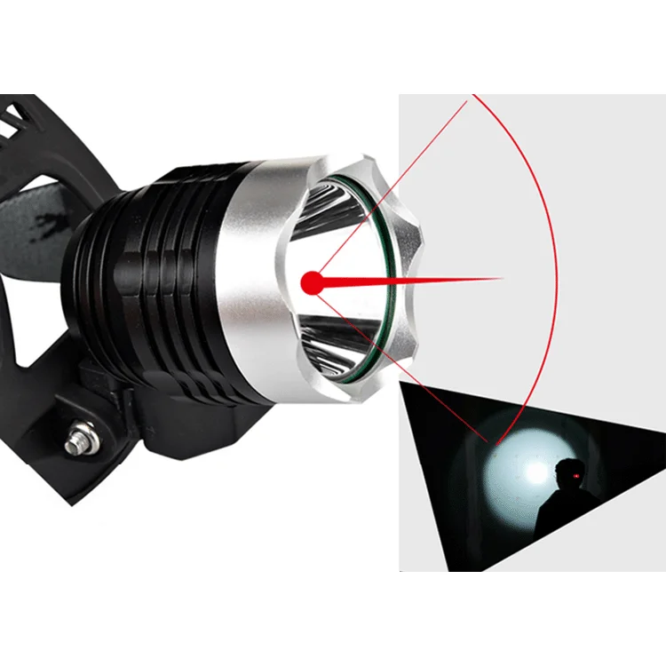 Litwod Z50 светодиодный налобный светильник 3000лм XM-L T6 налобный фонарь фонарик рыболовный светильник перезаряжаемый светильник s