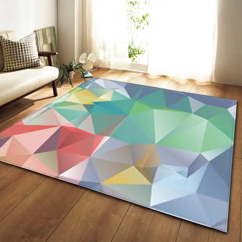 

Geometric Modern Carpets For Living Room Home Nordic Carpet Bedroom Bedside Blanket Area Rug Soft Study Room teppich Rugs Floor