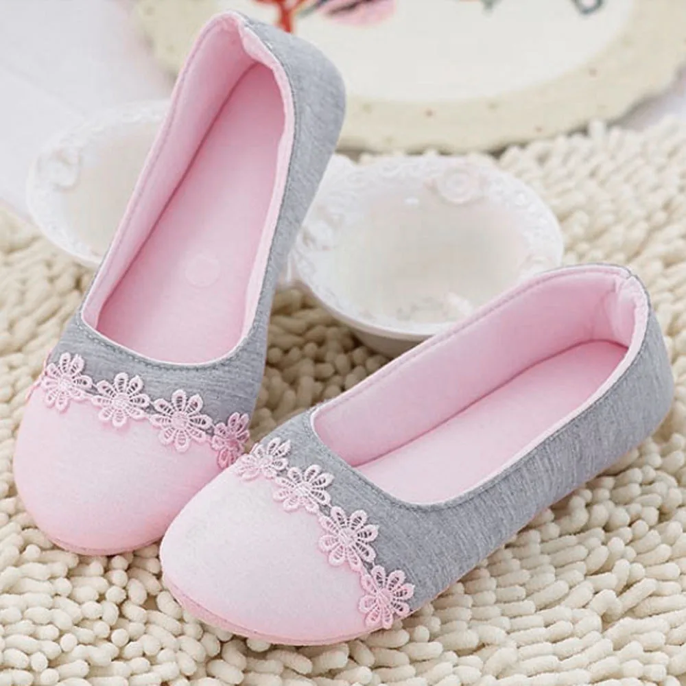 

NewWomen Home Slippers Spliced Warm Pregnant Women Shoes Yoga Shoes Best Gift New Fashion  Home shoes