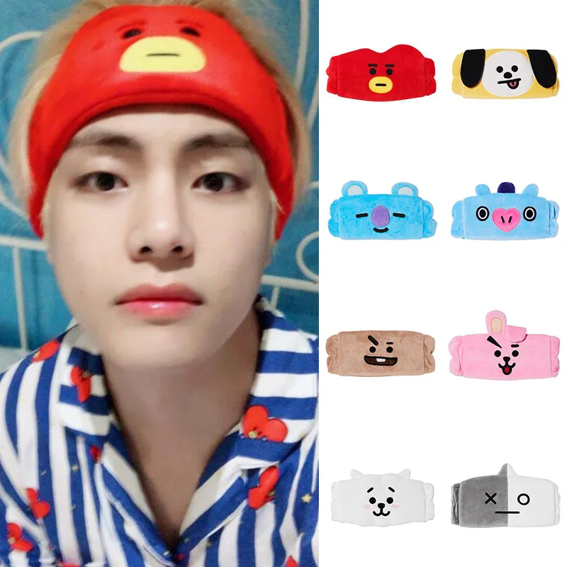 

Hairband BT21 Kpop BTS Bangtan Boys Korean Style Fashion JIMIN V RAPMONSTER JIN JUNGKOOK SUGA J-HOPE Kawaii Headband ARMY