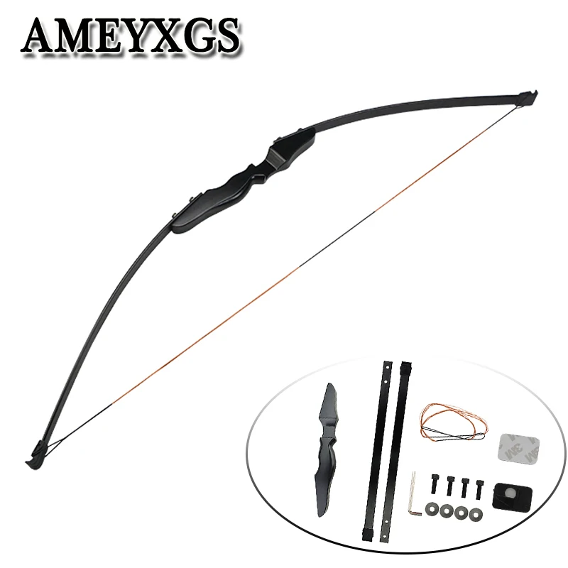 

1pc Archery 40lbs Recurve Bow 51inch Chord Distance Wood bow Right Hand Bow For Outdoor Hunting Shooting Accessories