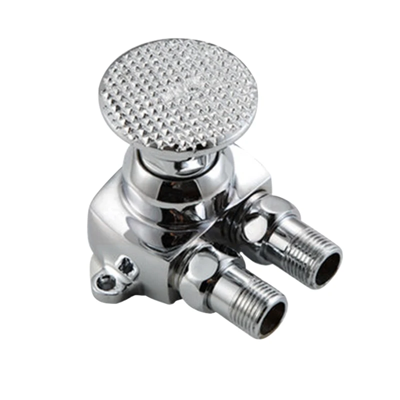 

Floor Foot Control Switch Tap Valve Switch Tap Valve Faucet Used In Office Buildings Copper Hot Sale Brand New