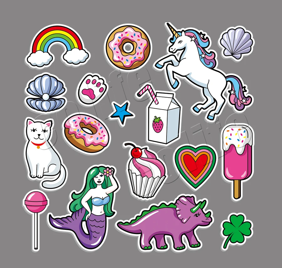 Wholesale Set Of Patches Clothing Deco Washable Diy Accessory Badges Heat Transfer New Design Appliques On Clothes (1)