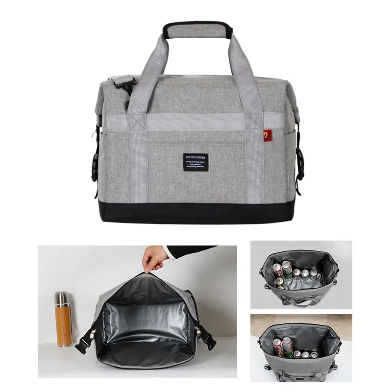 

Water-Resistant Leakproof Vehicle Soft Cooler Bags Outdoor Camping Thermal Picnic Packs Bags Tote Insulated Lunch Bag Bento Bag