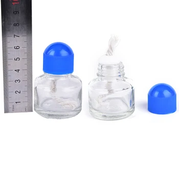 

6.2cm*4.2cm 25ML Alcohol Burner Lamp Glass Chemistry Lab Educational Supplies