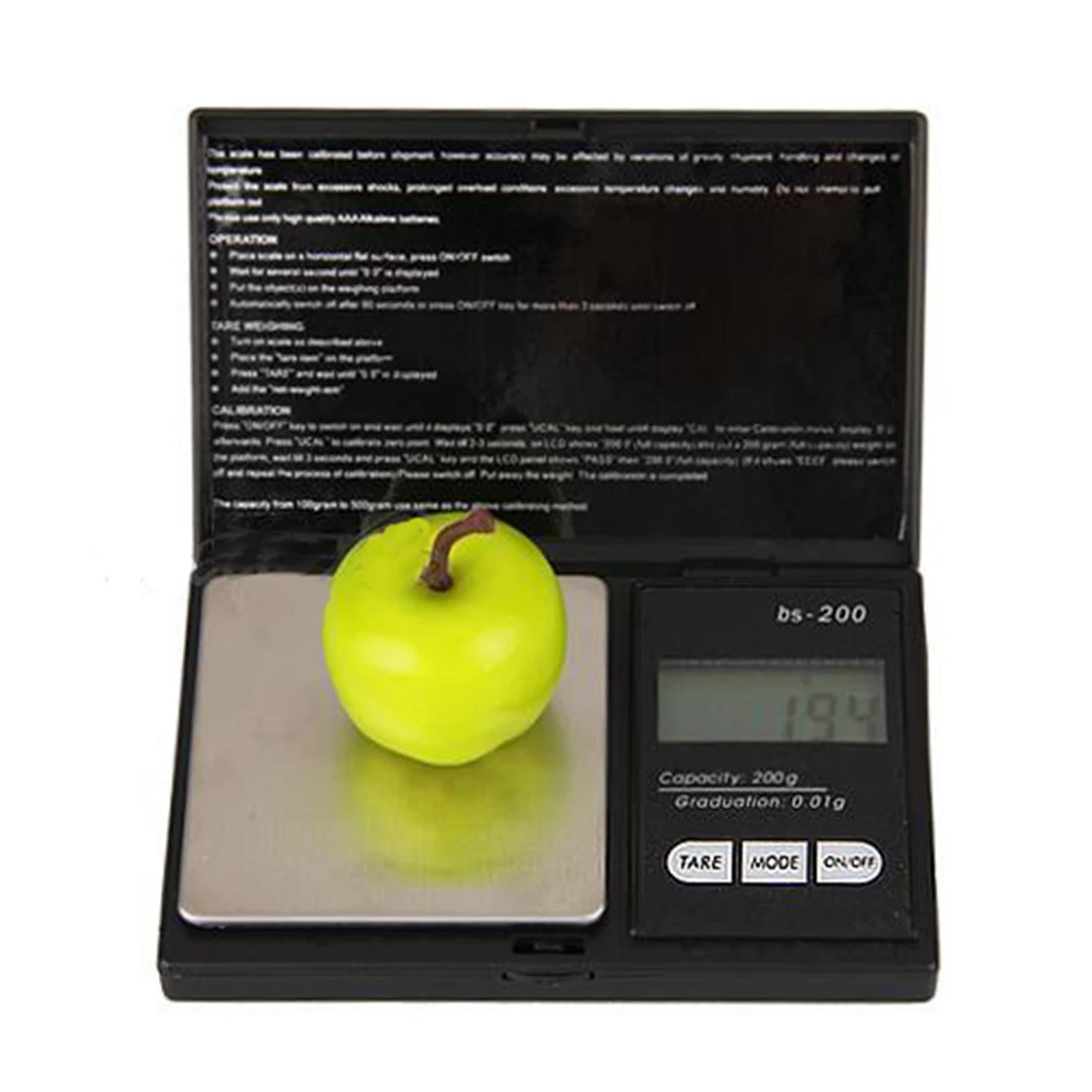 

Kitchen Weighing 200g 0.01g Gram Digital Jewelry/Watch Electronic Scale With Blue Backlight LCD Display