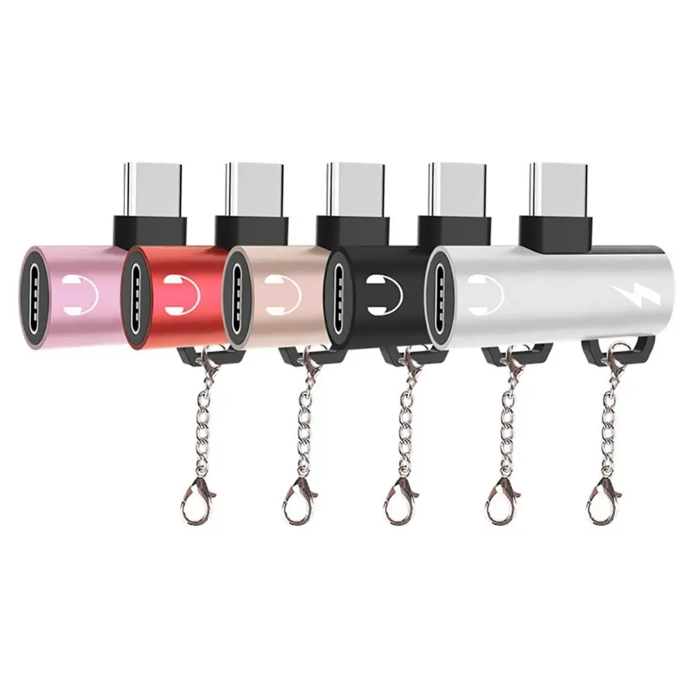 

New Style Two-in-one Portable Practical Durable Used As Key Chain Type-c Adapter