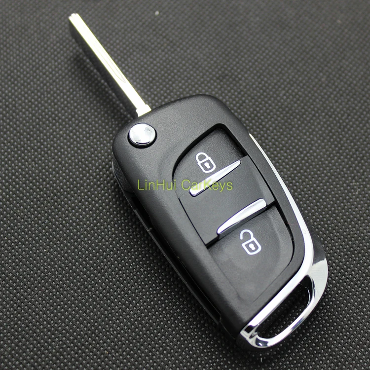 PINECONE for PEUGEOT 307 308 408 Car Styling Key Shell 2 Buttons Uncut Blank Brass Blade Modified&ampReplace ABS 1PC | Автомобили и