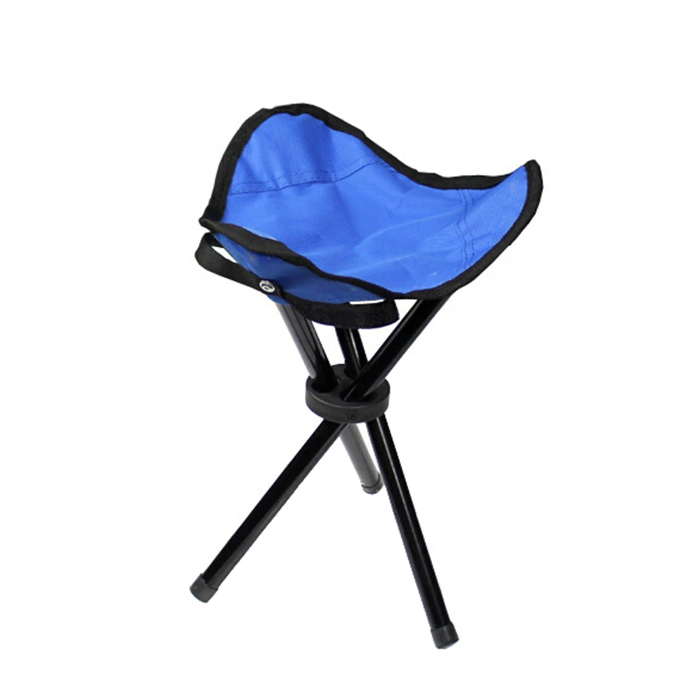 3 цвета, складные сверхлегкие стулья для кемпинга, складной помощник для рыбалки, складное кресло, штатив для рыбалки, складной стул, 1 шт - Цвет: Темно-синий