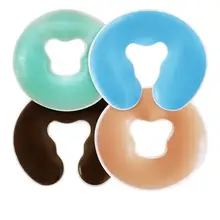 Новинка, u-образная силиконовая спа подушка для здоровья, спа гелевая Подушка для отдыха лица, тела, спины, массажная накладка, силиконовая подушка для лица, подушка для колыбели