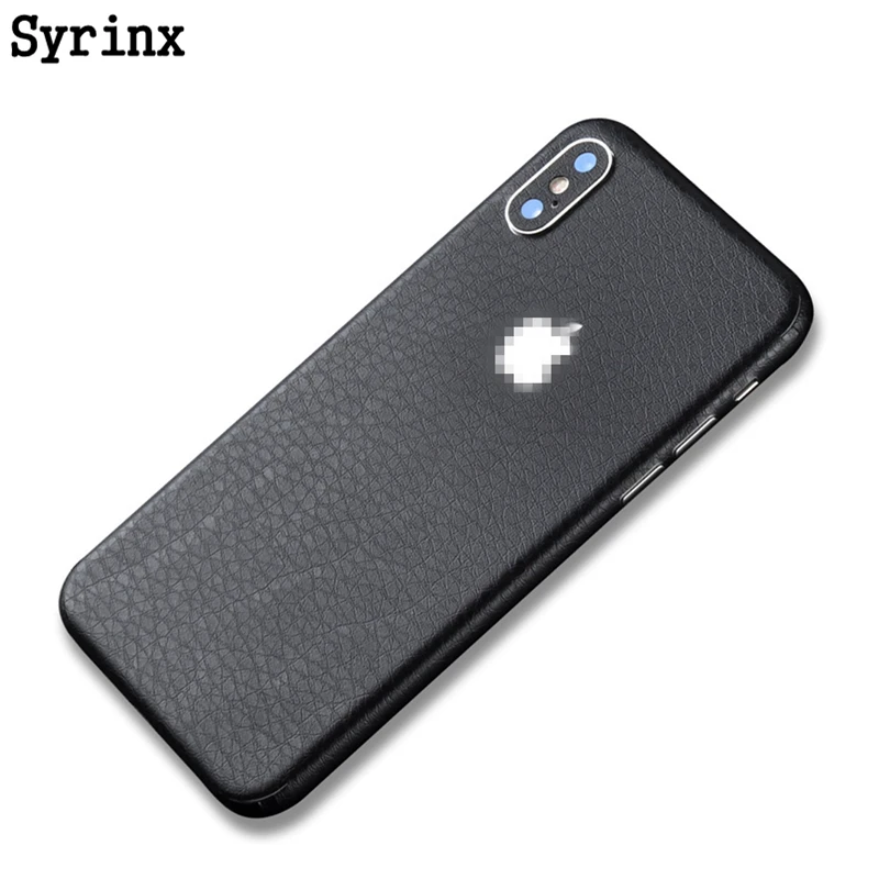 

Leather Skin Pattern Sticker for IPhone 6 6S 7 8 Plus X XS Max Back Case Film Thin Protector Cover Paste Rear Decorative Sticker