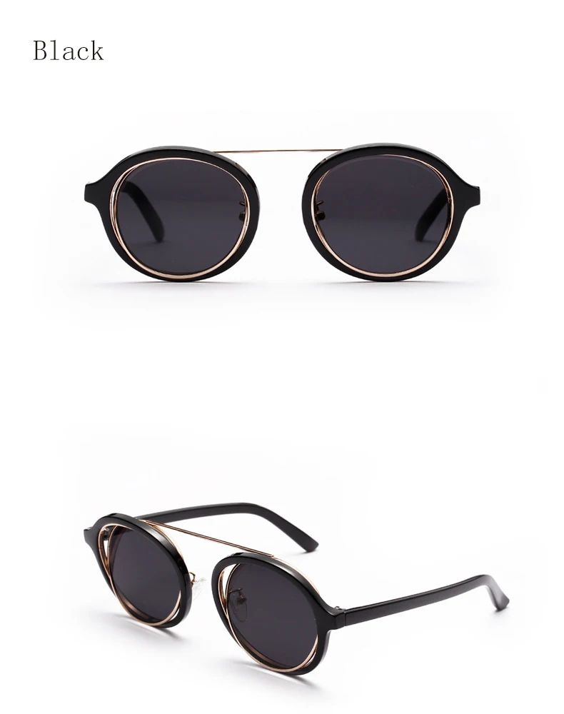 Ralferty Винтаж женские солнцезащитные очки в стиле стимпанк уникальные очки ретро аксессуары черный солнцезащитные очки для женщин UV400 Oculo W81379