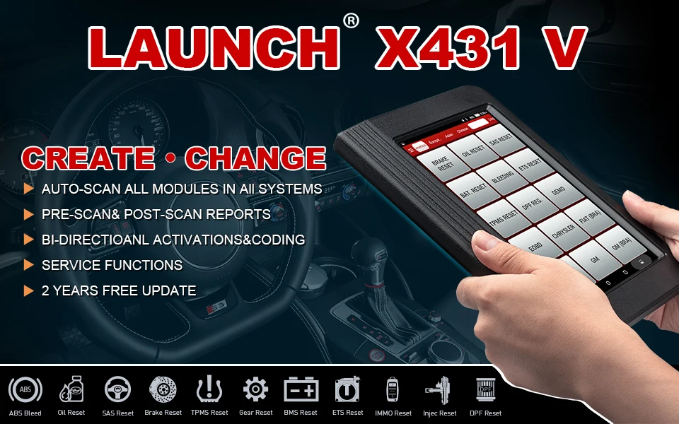 Launch X431 Pro мини полная система диагностический инструмент obd2 сканер X-431 pro mini 2 года бесплатное обновление онлайн DHL бесплатно
