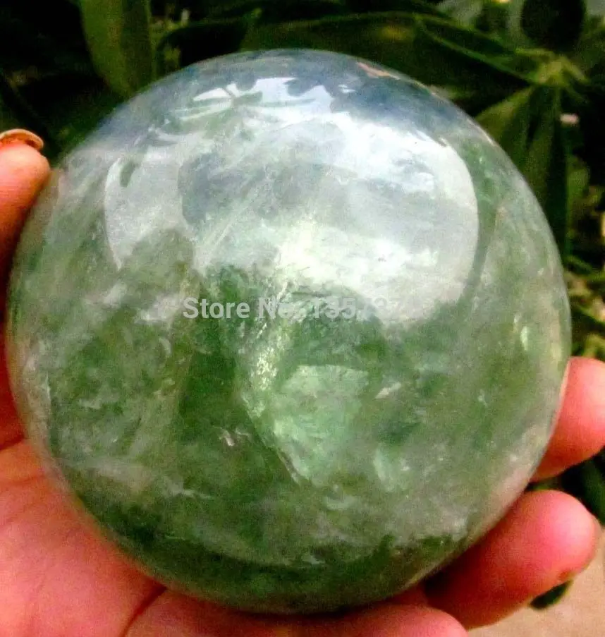 

huij 00140 NATURAL PURPLE Orchid FLUORITE CRYSTAL SPHERE Healing