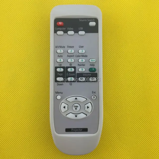 Remote Control for EPSON Projector EMP 53 EMP 74 EMP 6000 EMP 6010 EB