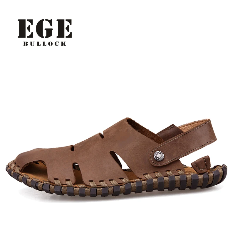 New Arrival Soft Leather Beach Sandals for Men Handmade Genuine Leather Summer Shoes Male Retro Sewing Classics Slippers for Men New Arrival Soft Leather Beach Sandals for Men Handmade Genuine Leather Summer Shoes Male Retro Sewing Classics Slippers for Men
