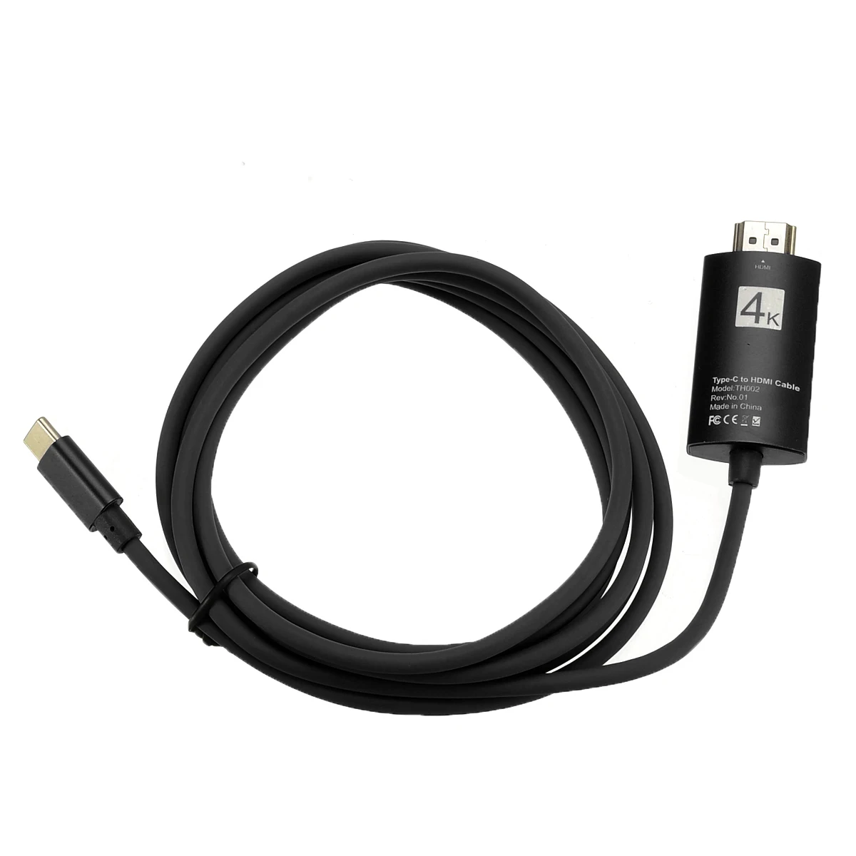 USB C к hdmi-кабель, адаптер для samsung Galaxy S9/S9 PLUS 2 м 6 футов USB-C type-C к HDMI кабель HDTV адаптера - Цвет: Dark Grey