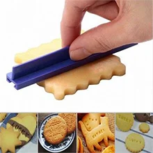 DIY Алфавит Пластик печенье резак Пресс штамп пресс-форма для торта с надписью я Пресс тиснения, помадка пресс-форм Прямая