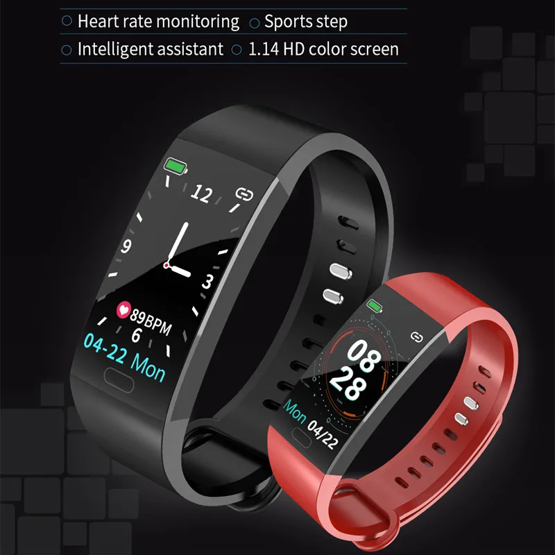 Новый спортивный фитнес трекер RD11 Smart Band Bluetooth Браслет мониторинг сердечного