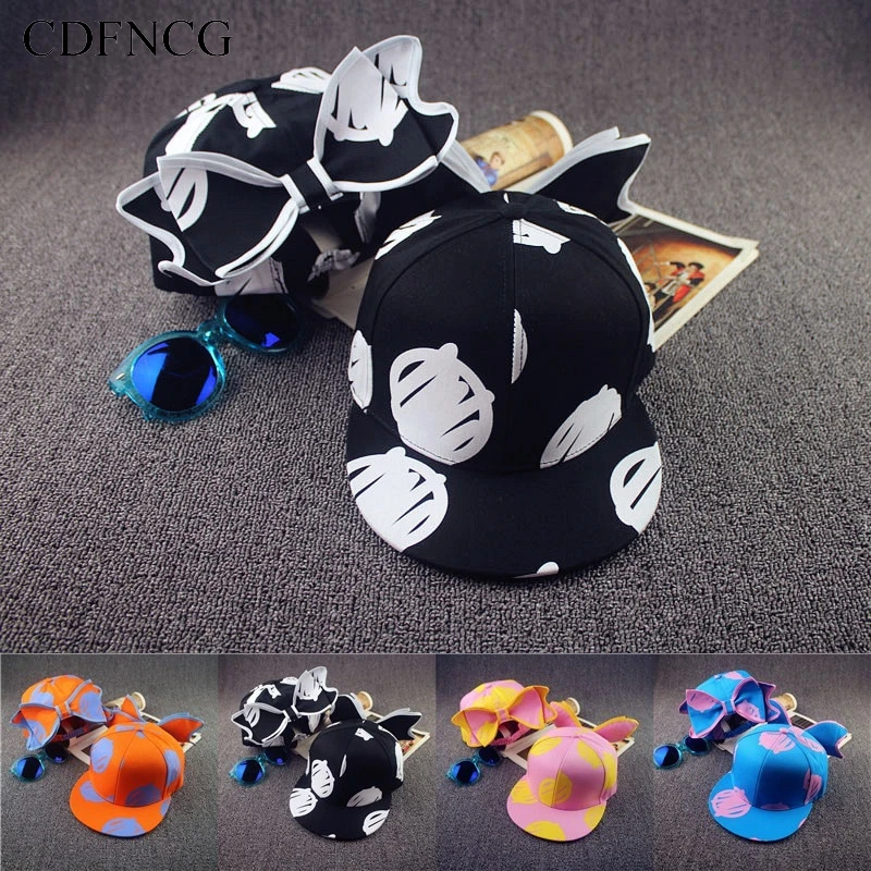CDF 2019 Лето Snapback Поп хип хоп бейсболка DIY большой бант граффити солнце папа шляпа