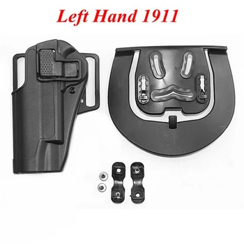 

Left Hand Military Combat Colt 1911 Pistol Gun Belt Holster Hunting Airsoft Air Gun Waist Holster