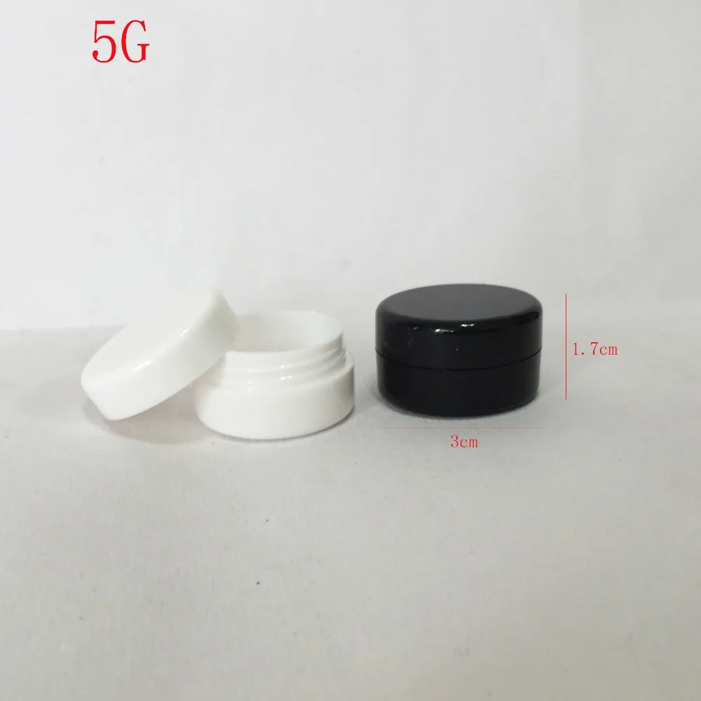 200 шт. пустые косметические мини боксы для косметики 5 мл|jar pot|container bottleface cream jars |