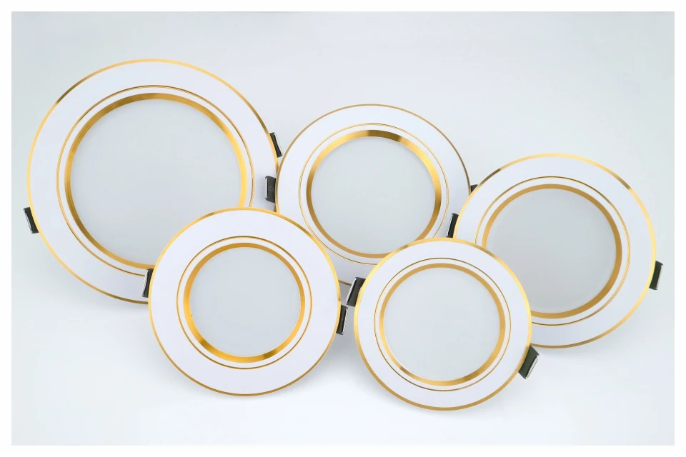 Led Downlights 5W 9W 12W Led Ceiling Light 15W 18W Recessed Down Light Round Led Panel Light 220V LED Spot Light Indoor Lighting