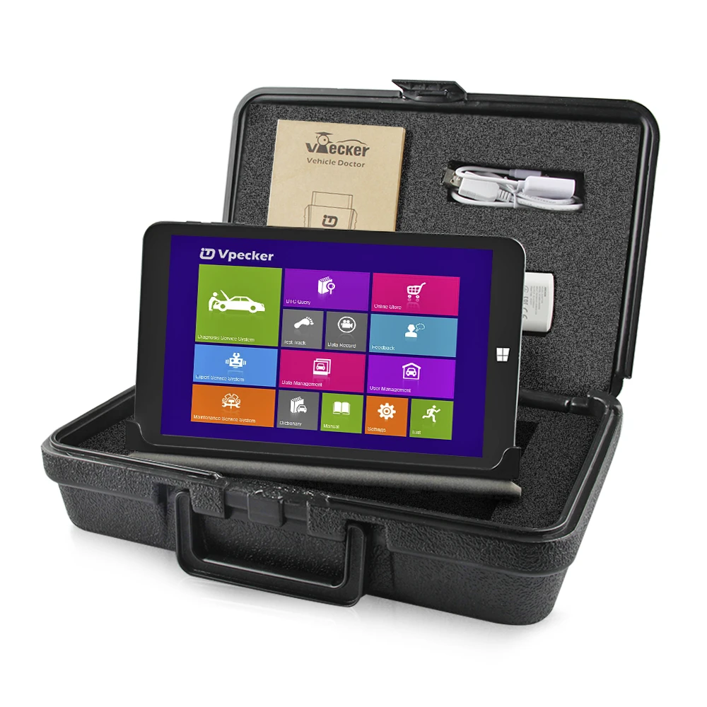 OBD2 VPECKER E1 автоматический сканер+ планшет OBD2 WiFi полная система Easydiag Автомобильный сканер диагностический инструмент
