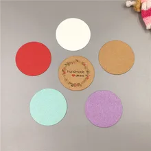 50 шт многоцветная 4x4 см круглая Закладка пустая DIY цена маленькие подвесные открытки вечерние юбилей декоративная наклейка