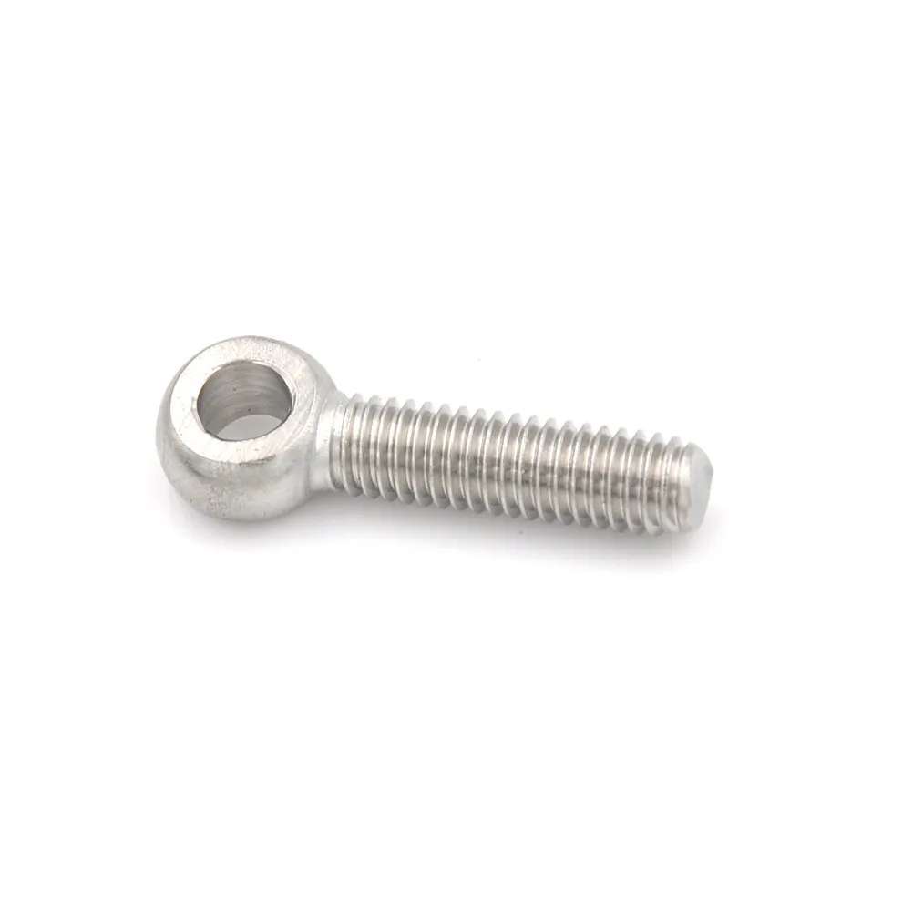 

2pcs 6 *30mm 304 Stainless Steel Metric Thread Wing Hinge Screw Eye Bolt Stud Articulated Anchor Bolt Fasterner