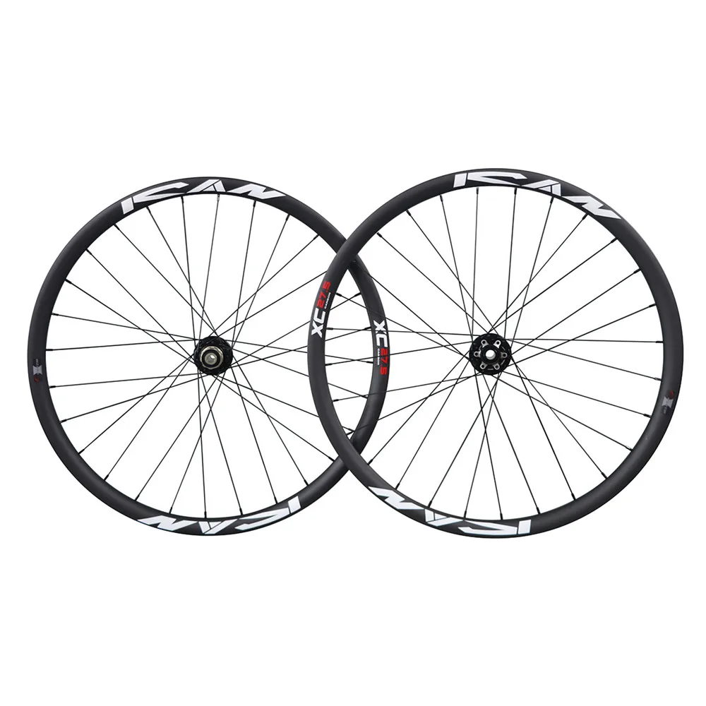 

ICAN carbon 27.5er wheelset XC Trail mountain wheels 30mm wide Clincher 28H/28H