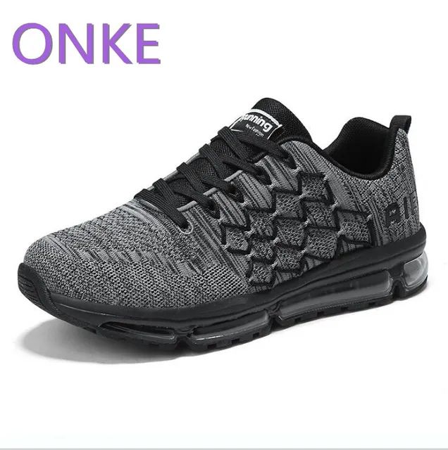 US $23.00 ONKE New listing hot sale summer Flying line ventilation women and men running sneakers Air cushion