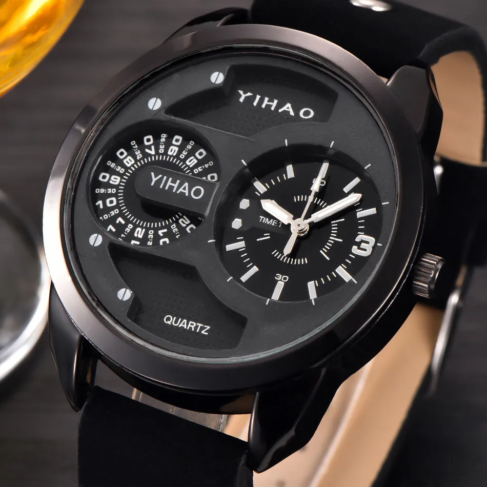 

Men's Wrist Watch Luxury Fashion Sport Waterproof Digital Analog Quartz Wristwatch Mens relojes hombre 2019 erkek kol saati