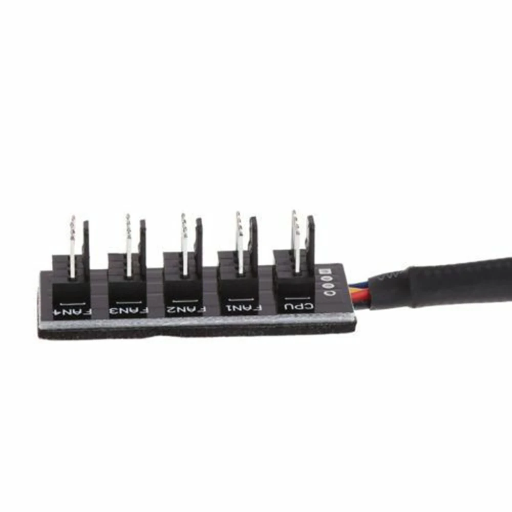 

40CM 1 To 5 4-Pin Molex TX4 PWM CPU Cooling Fan Splitter Adapter Braided Power Cable