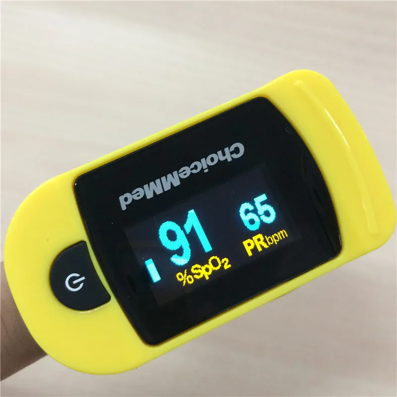 CHOICEMMED PULSE OXIMETER OXYWATCH C20 READS OXYGEN LEVEL AND PULSE