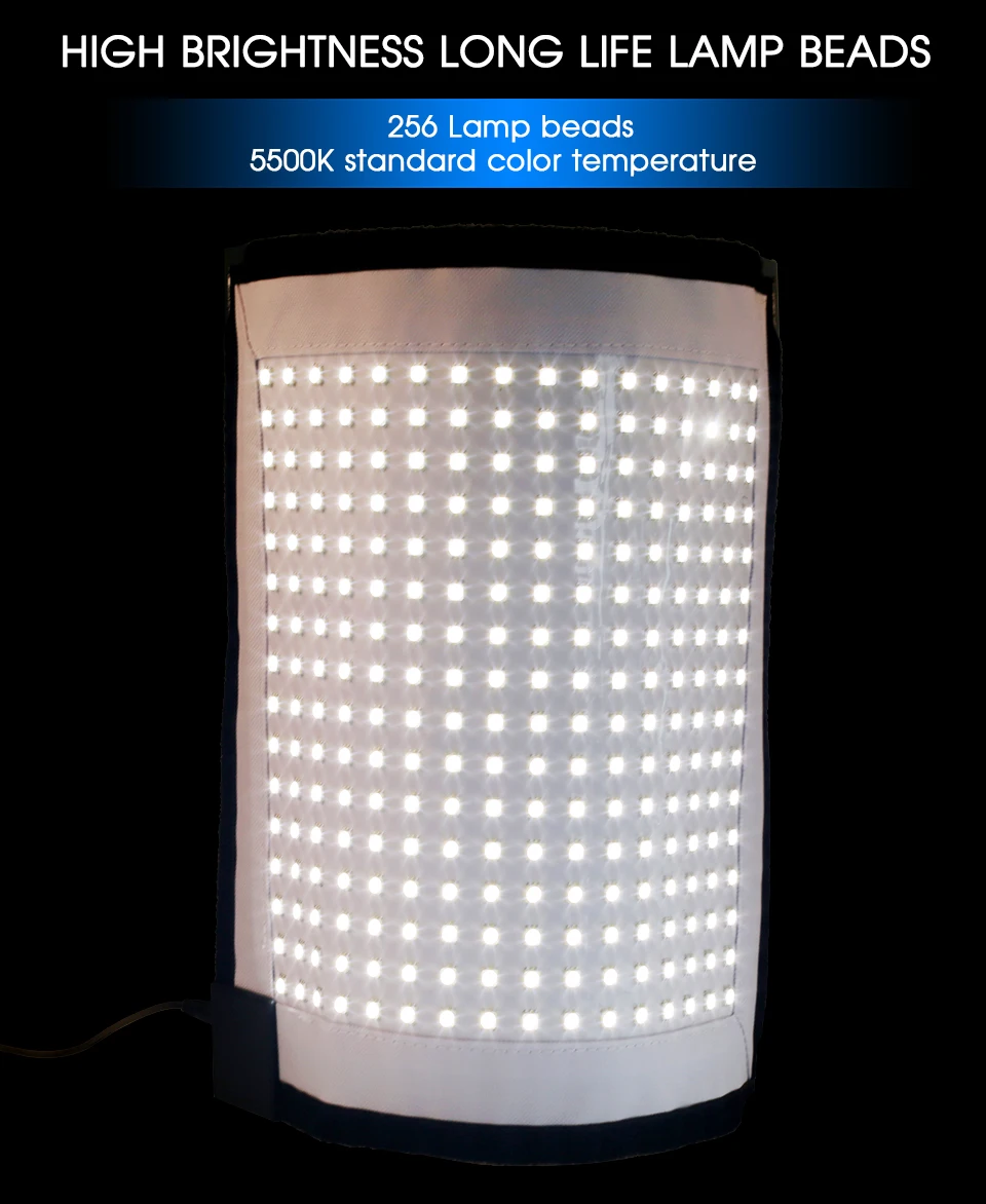 SAMTIAN FL1* 1 гибкий светильник для видеосъемки светильник ing с регулируемой яркостью 5500K 30*30 см панельный светильник для фотосъемки