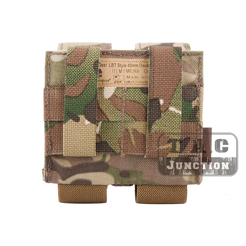 Emerson тактический MOLLE двойной 40 мм чехол для гранаты Emersongear 9 держатель магазина