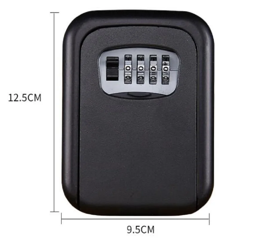 Key Lock Box Combination Lockbox with Code for House Key Storage, Combo Door Locker