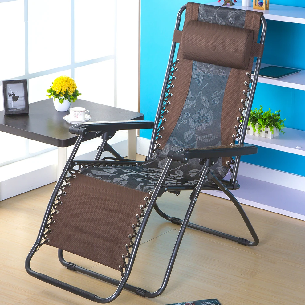 Портативный Шезлонги Открытый легкий складной стул пляжа Регулируемый Водонепроницаемый дышащая балкон мягкий стул отдыха Мебель