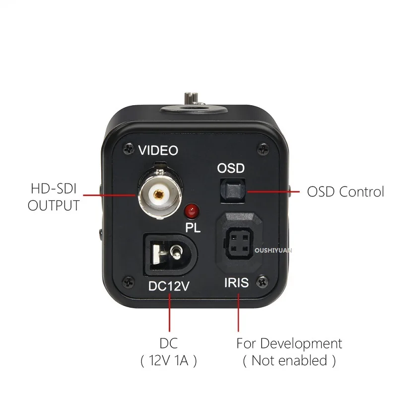 CCTV HD SDI 2.0MP 1080P без искажений SDI камера 3,6 мм объектив безопасности коробка мини HD SDI камера