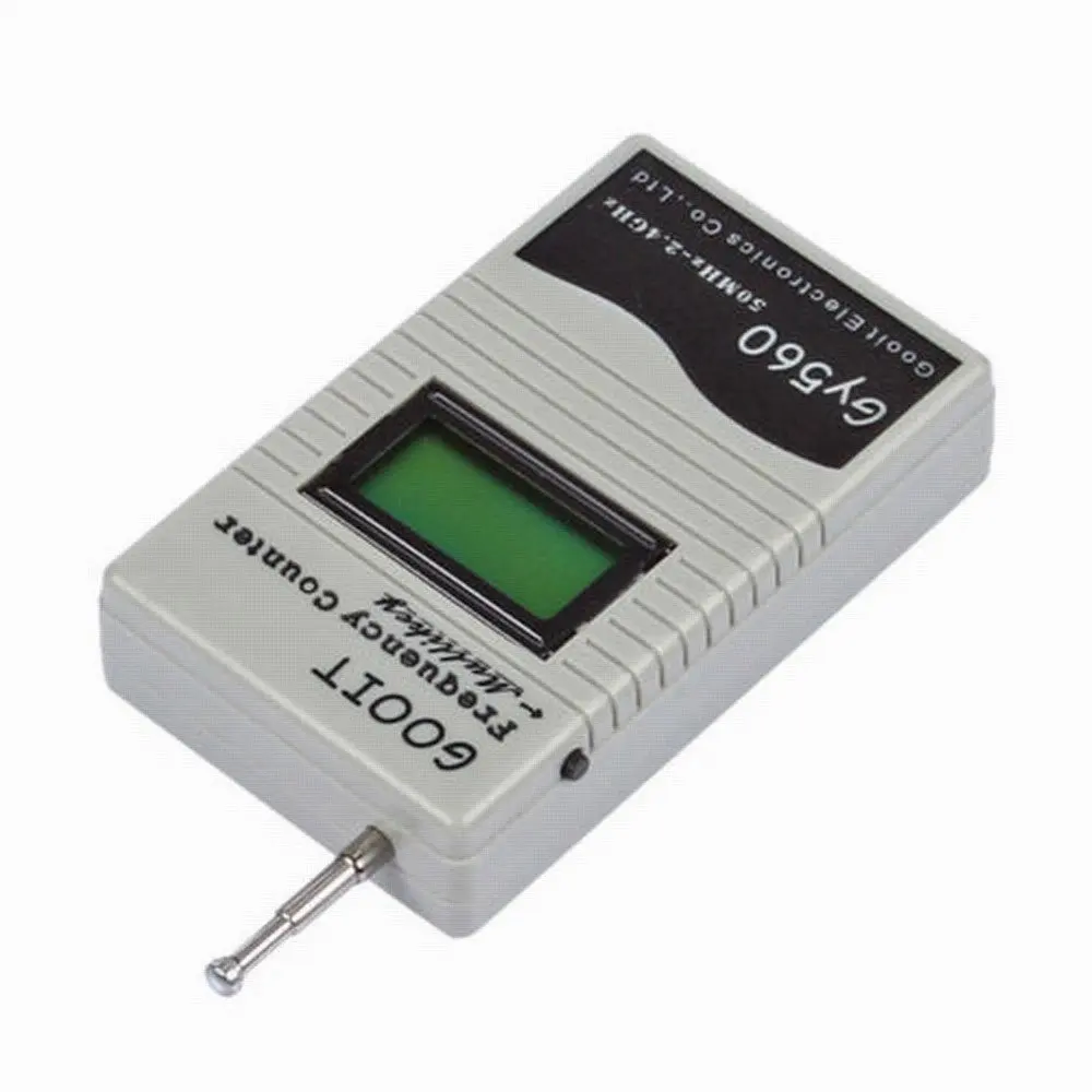 GY560 Frequency meter Counter tester for Two-Way Radio Transceiver GSM 50MHz-2.4GHz 7 DIGIT LCD Display with Signal Meter 5