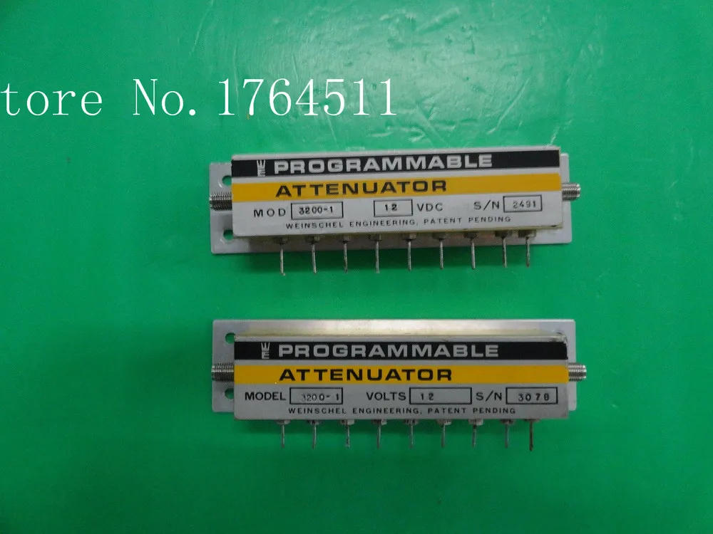 

[BELLA] The programmable step attenuator Weinschel 3200-1 0-127dB DC-2GHz 12V